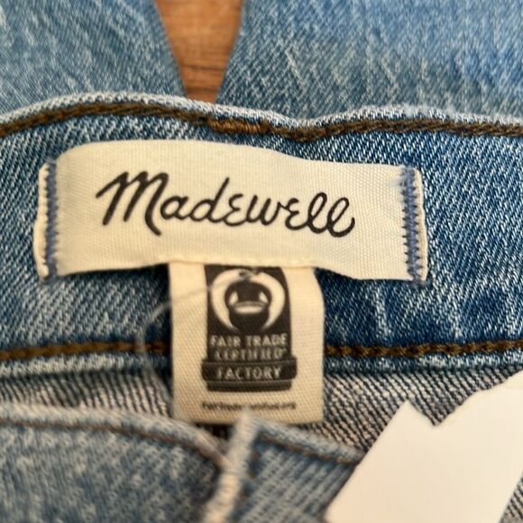 NWT Madewell Jeans The Perfect Vintage Wide-Leg Crop 31 - Picture 2 of 16
